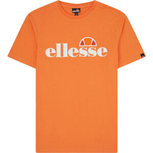 ELLESSE SL PRADOTEE Pánské tričko, Oranžová,Bílá, velikost